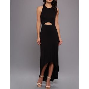 BCBG Waist Cut Maxi Dress Black